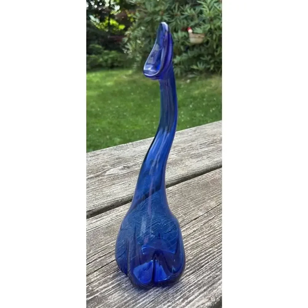 Persian handblown cobalt blue tear catcher